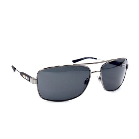 genuine burberry sunglasses be3074 100387 gunmetal 63mm|Burberry™ BE3074 100387 63 Gunmetal Sunglasses .